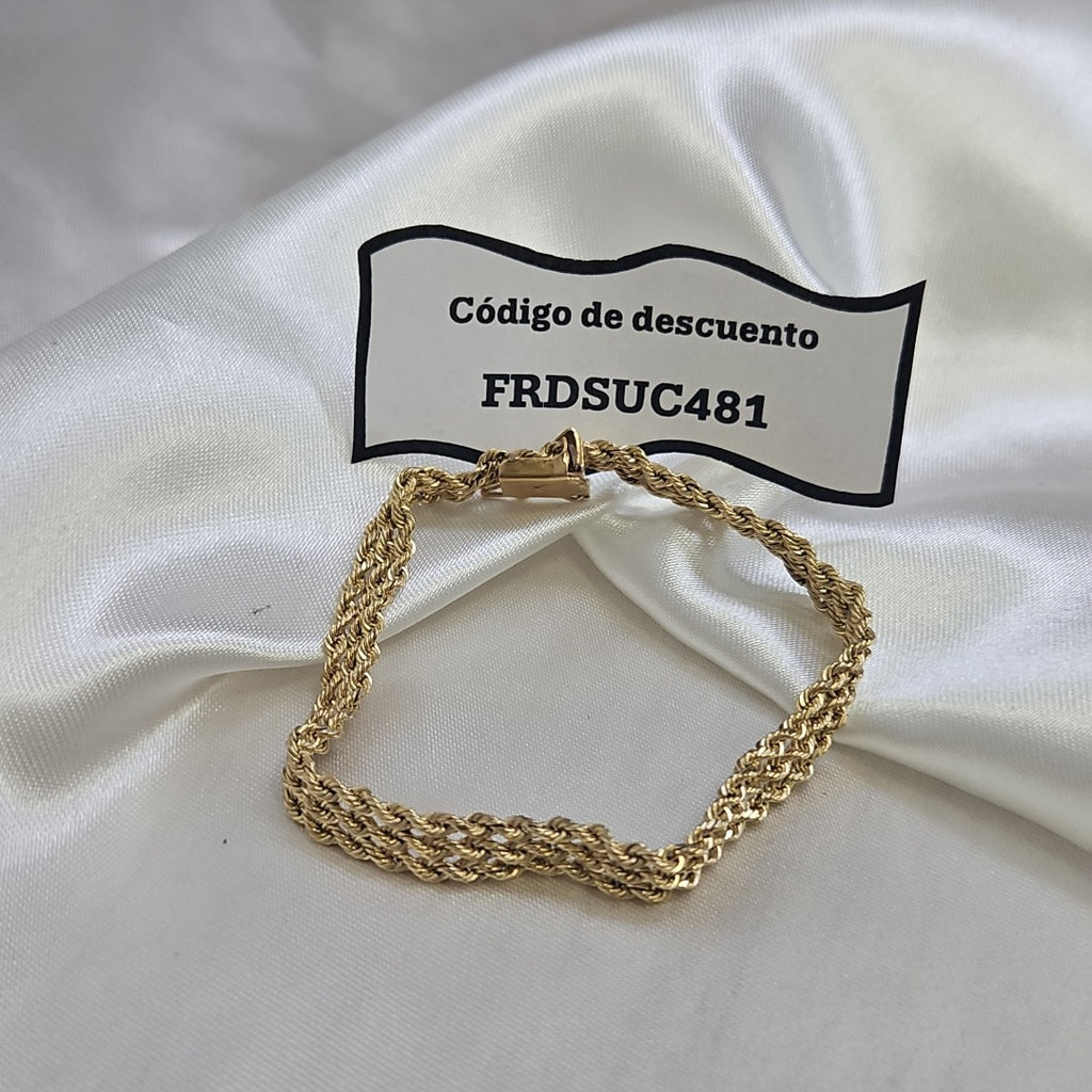 PULSERA ORO 14 K 11.9 GRMS (SEMINUEVO)