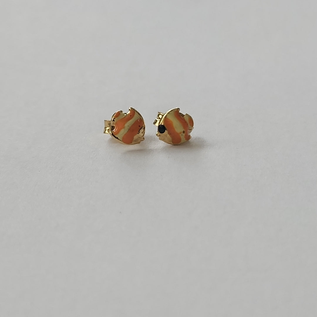 BROQUELES PAR ORO 14 K 0,80 GRMS (SEMINUEVO)