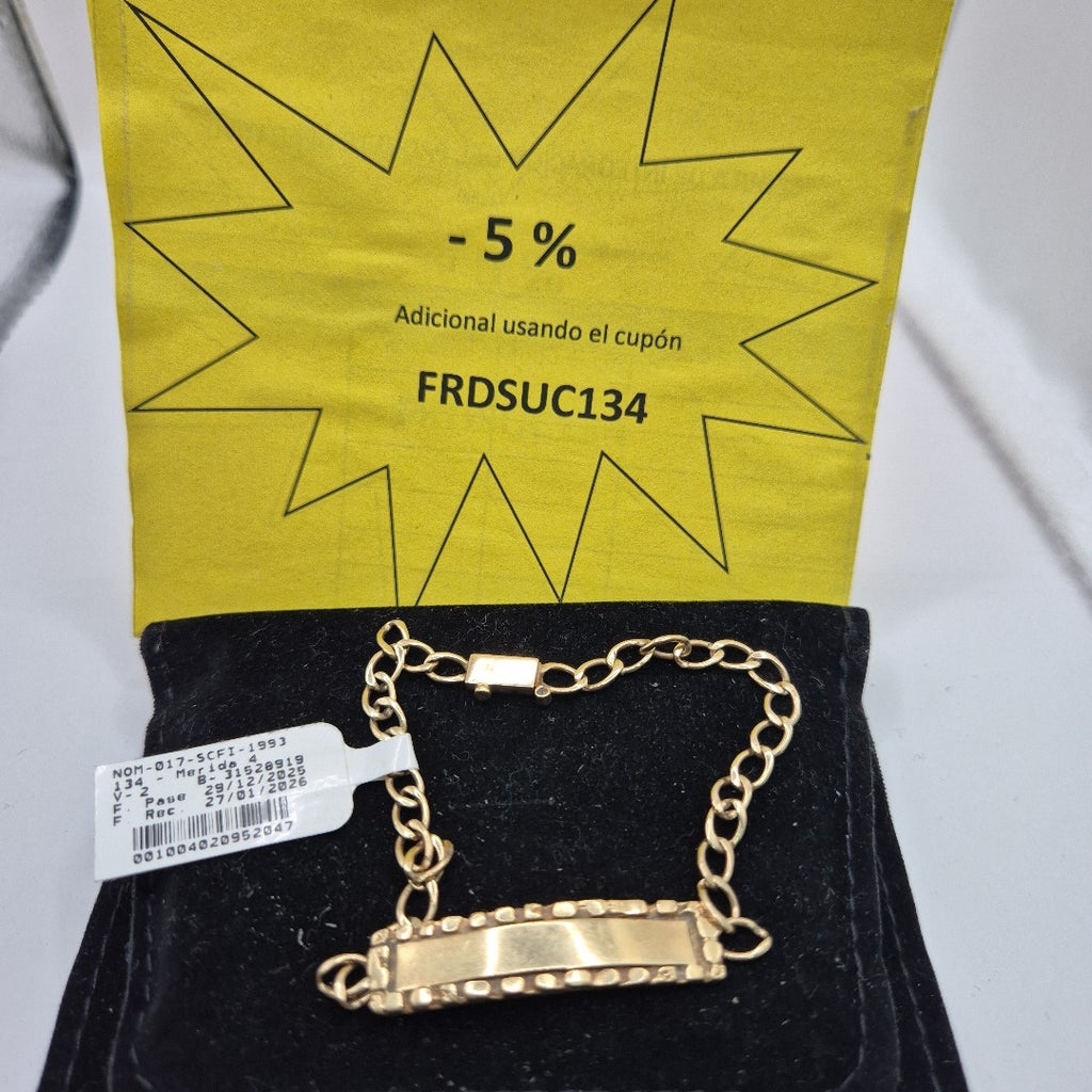 ESCLAVA ORO 10 K 8,50 GRMS (SEMINUEVO)