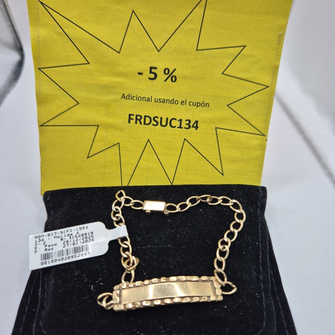 ESCLAVA ORO 10 K 8,50 GRMS (SEMINUEVO)