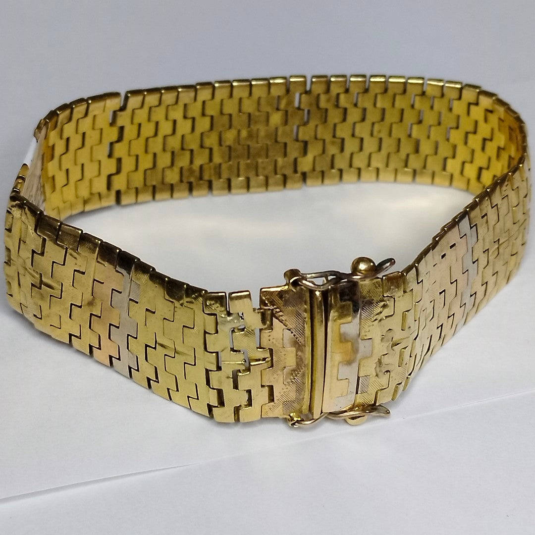 PULSERA ORO COMBINADO 18 K 41,70 GRMS (SEMINUEVO)