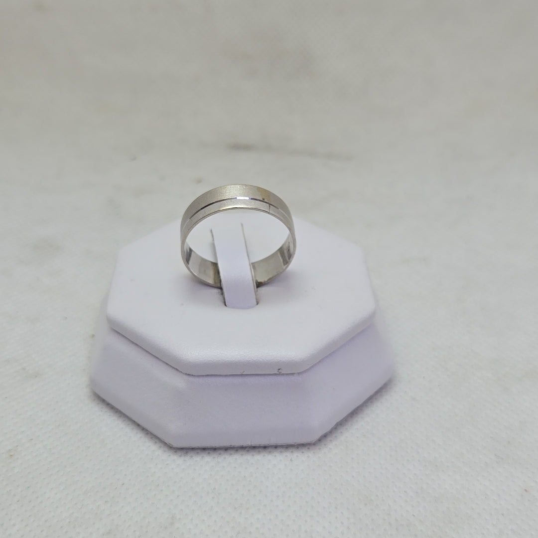 ARGOLLA ORO BLANCO 14 K 3.9 GRMS (SEMINUEVO)