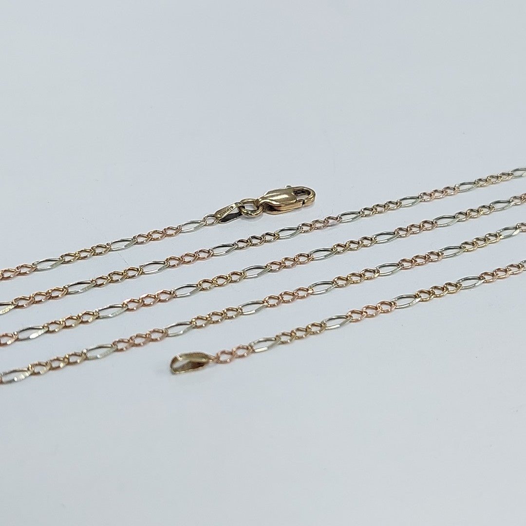 CADENA ORO,ORO COMBINADO 10 K 3,90 GRMS (SEMINUEVO)