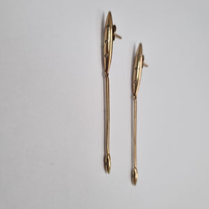 BROQUELES PAR ORO 14 K 4,00 GRMS (SEMINUEVO)