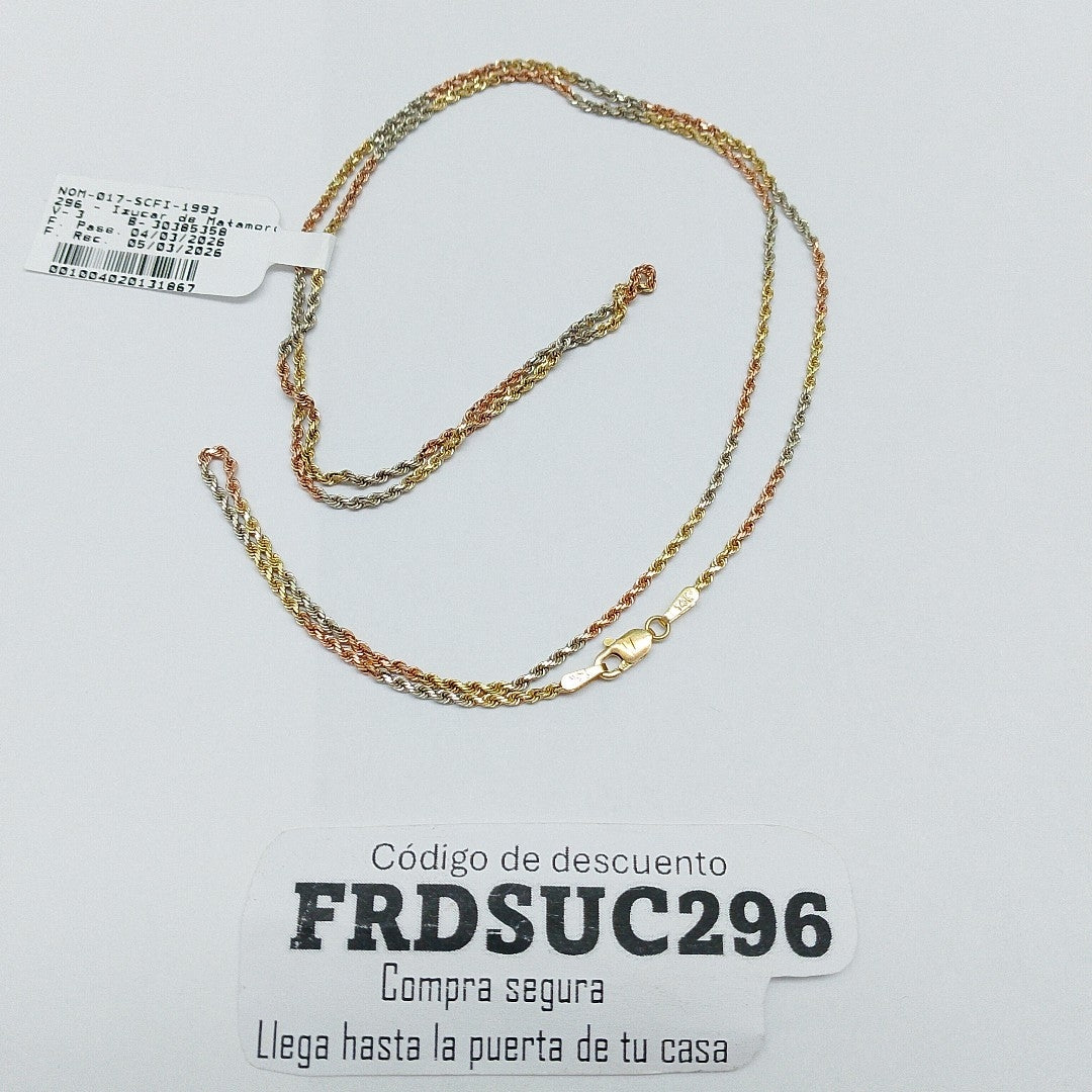 CADENA ORO 14 K 5.4 GRMS (SEMINUEVO)