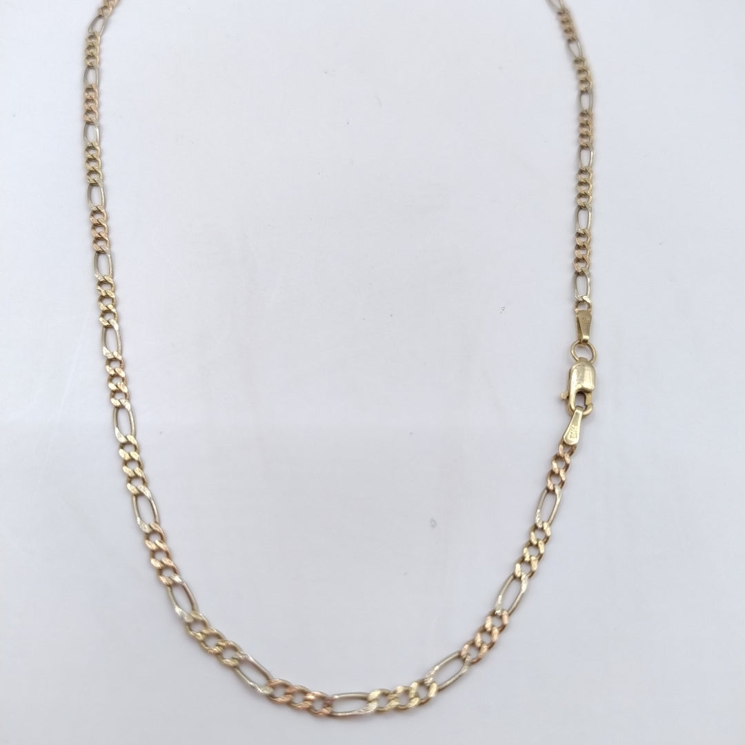 CADENA ORO COMBINADO 14 K 2,70 GRMS (SEMINUEVO)