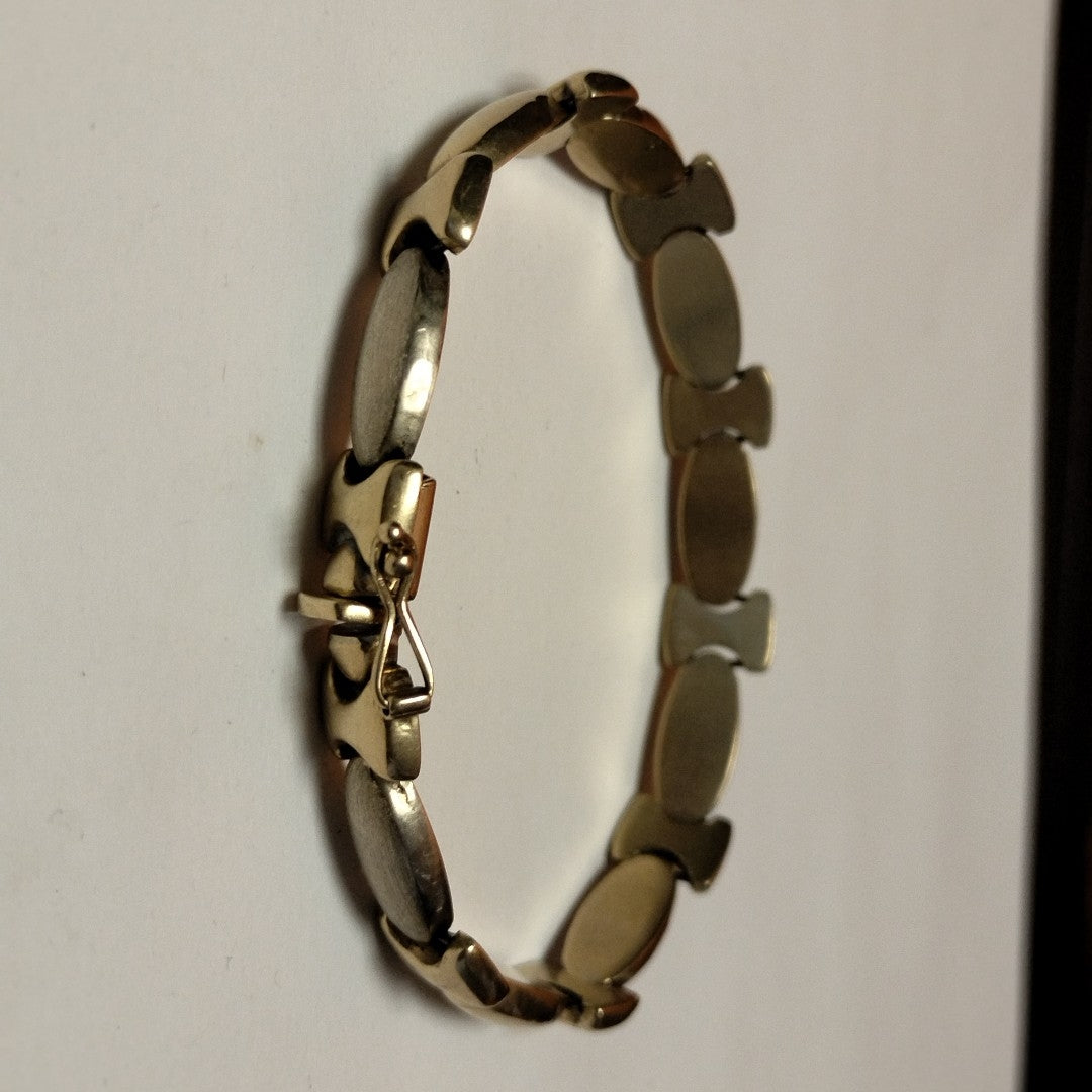 PULSERA ORO COMBINADO 14 K 15,10 GRMS (SEMINUEVO)