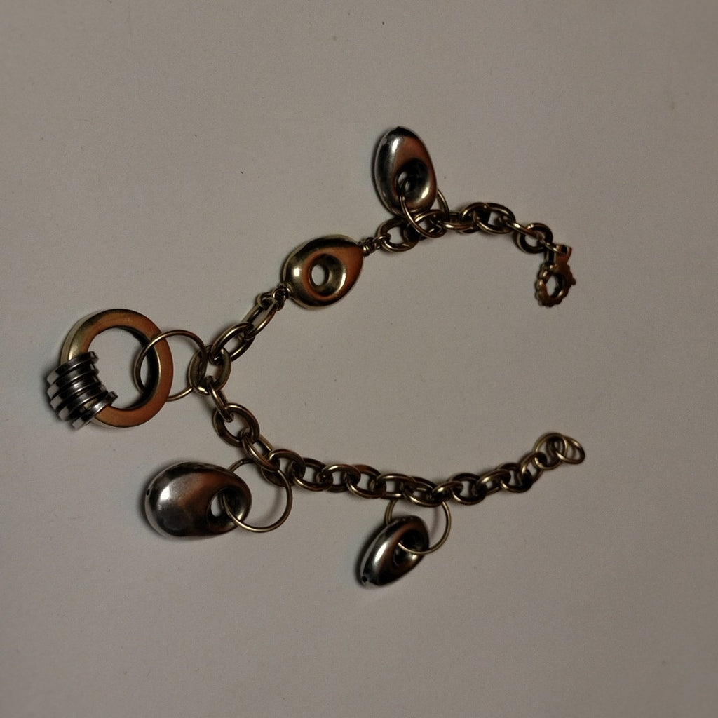 PULSERA ORO COMBINADO 14 K 14,20 GRMS (SEMINUEVO)