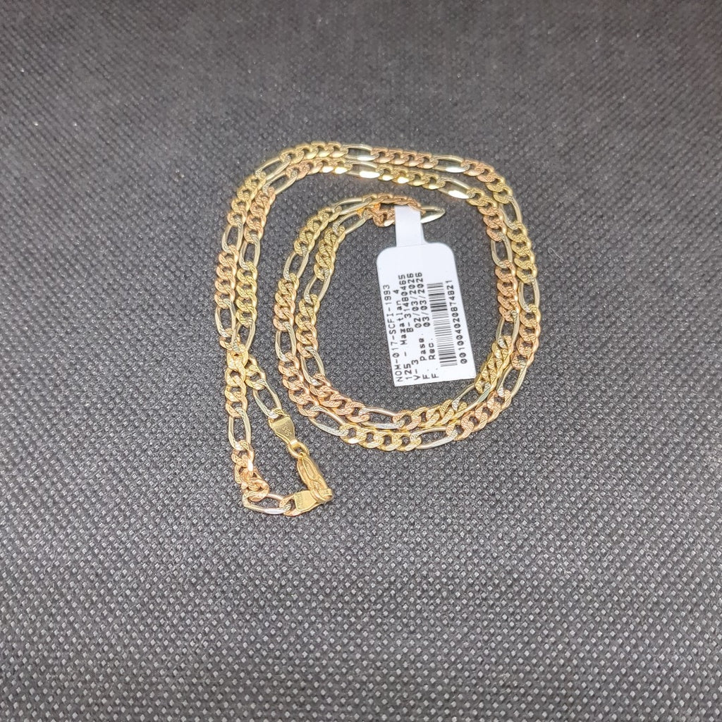 CADENA ORO COMBINADO 14 K 13.6 GRMS (SEMINUEVO)
