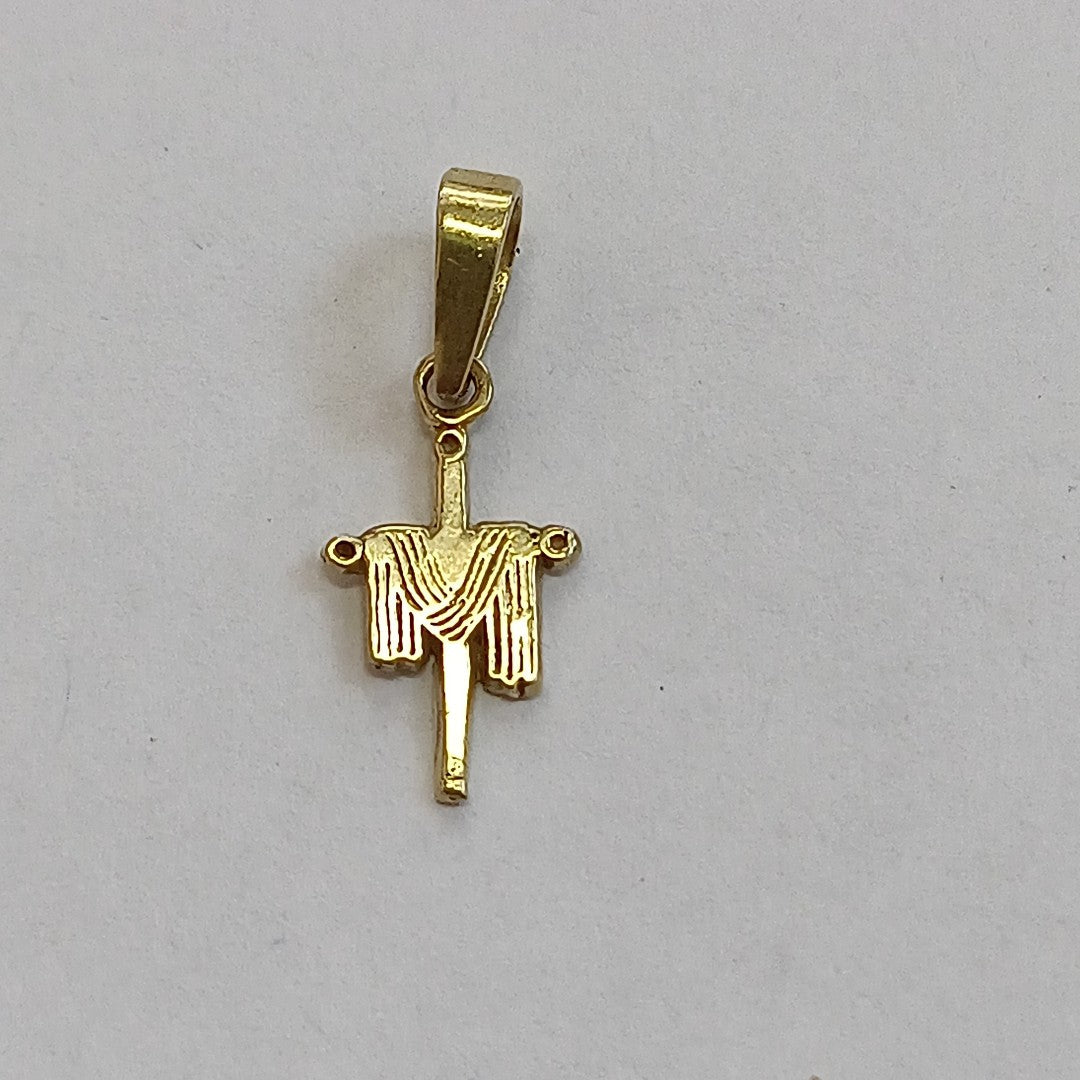 CRUZ, DIJE ORO 14 K 0.6 GRMS (SEMINUEVO)