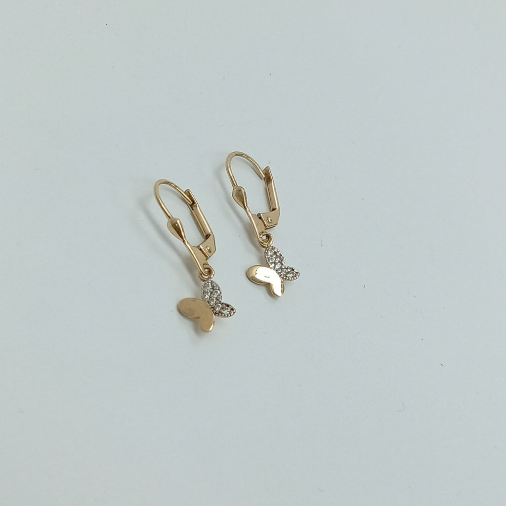 BROQUELES ORO 14K 1.8 (NUEVO)