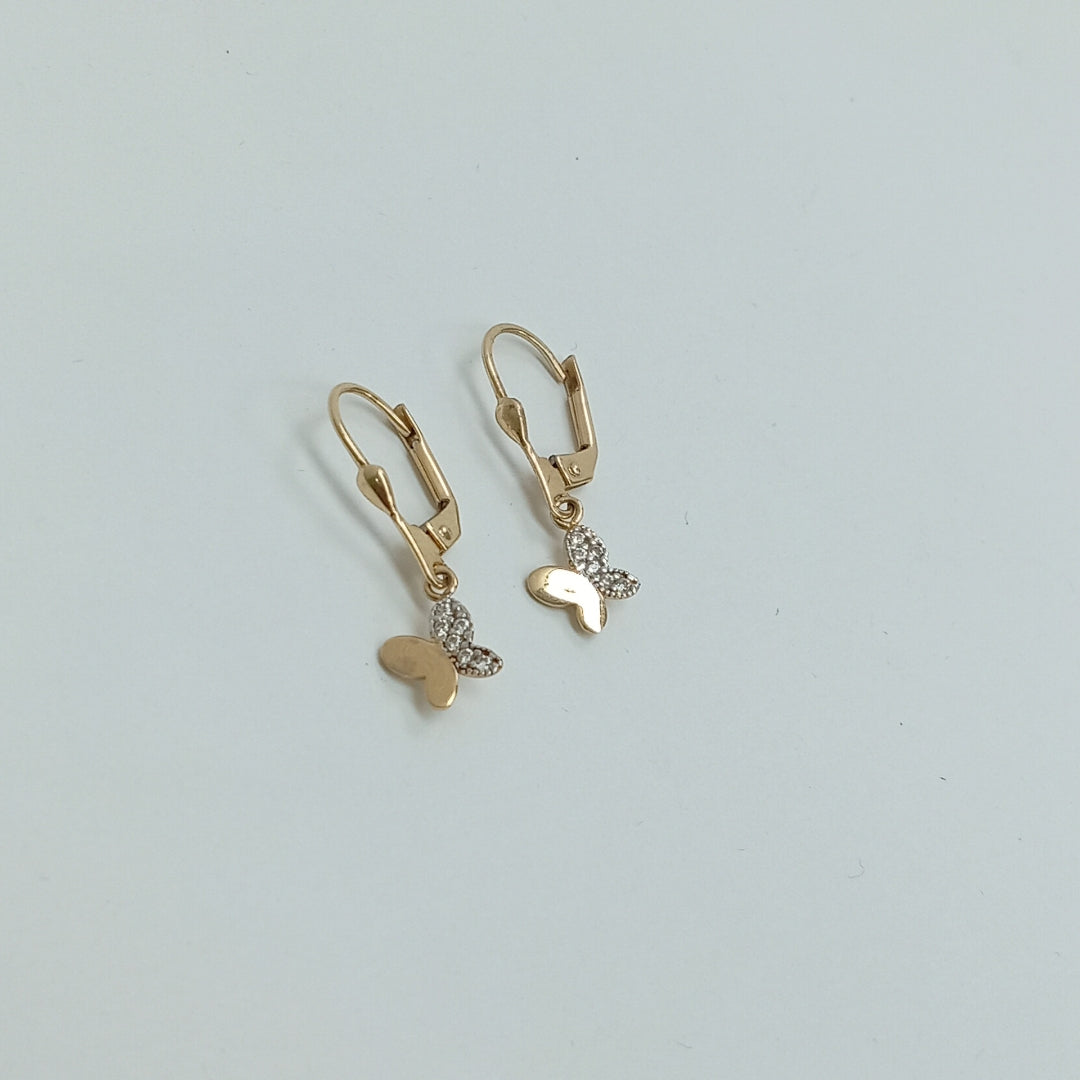 BROQUELES ORO 14K 1.8 (NUEVO)
