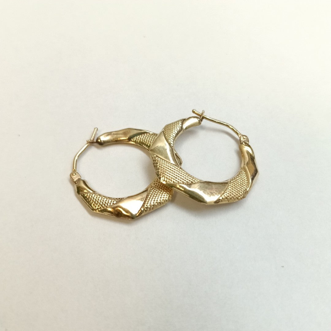 ARRACADAS PAR ORO 14 K 3.2 GRMS (SEMINUEVO)
