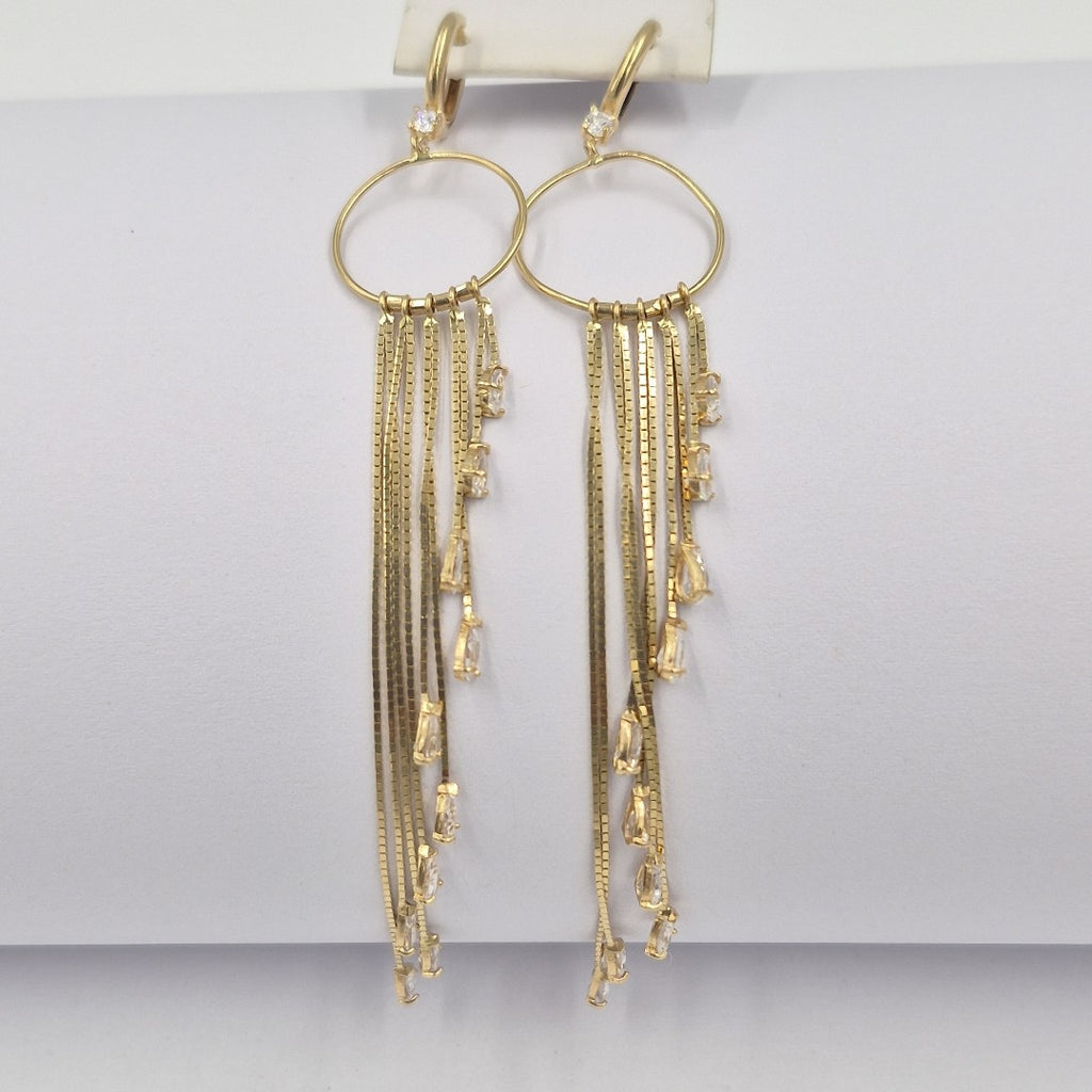 ARRACADAS PAR ORO 14 K 8.2 GRMS (SEMINUEVO)