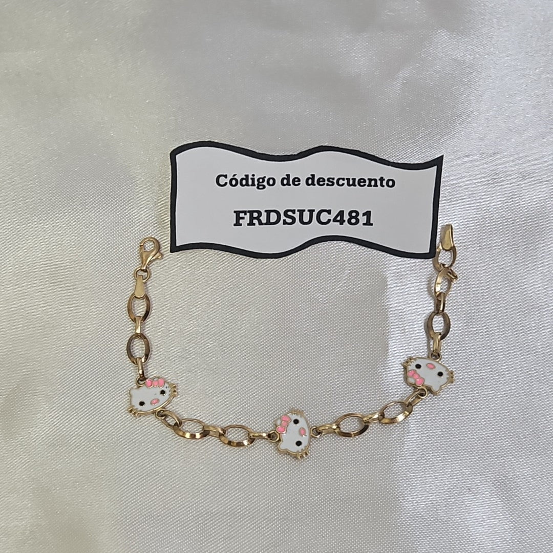 PULSERAS DAMA ORO 14K 4.8 (NUEVO)