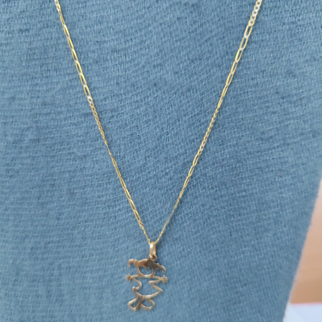 GARGANTILLA ORO 14 K 2,80 GRMS (SEMINUEVO)