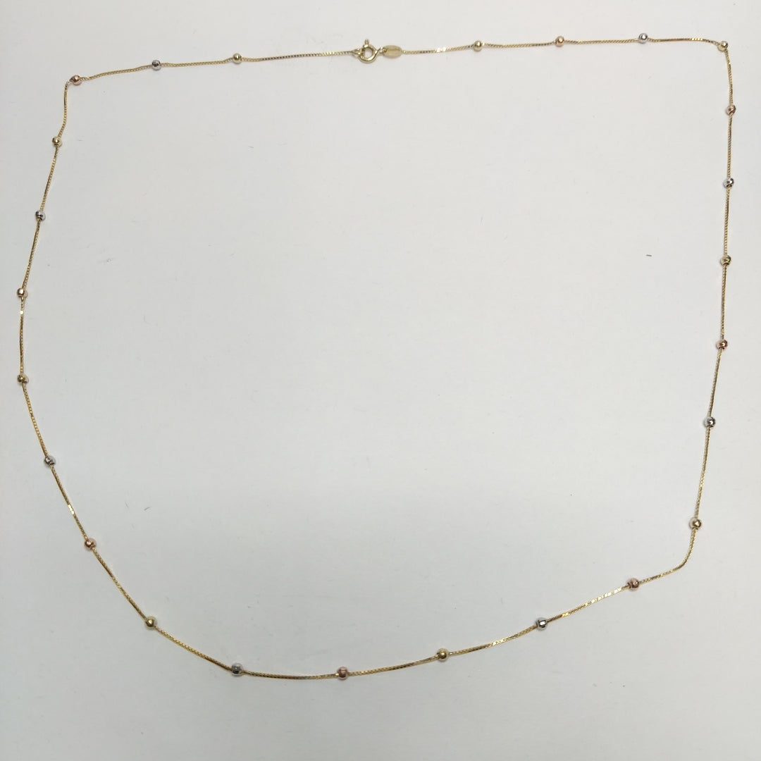 CADENA ORO 14 K 3,20 GRMS (SEMINUEVO)