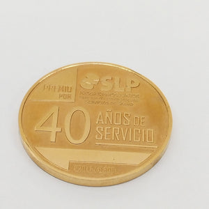 MEDALLA CONMEMORATIVA ORO 21 K 15.8 GRMS (SEMINUEVO)