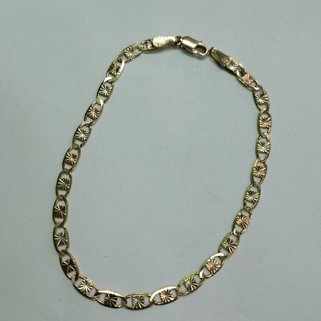 PULSERA MARINERA 4.5G 21 CM 14K (NUEVO)