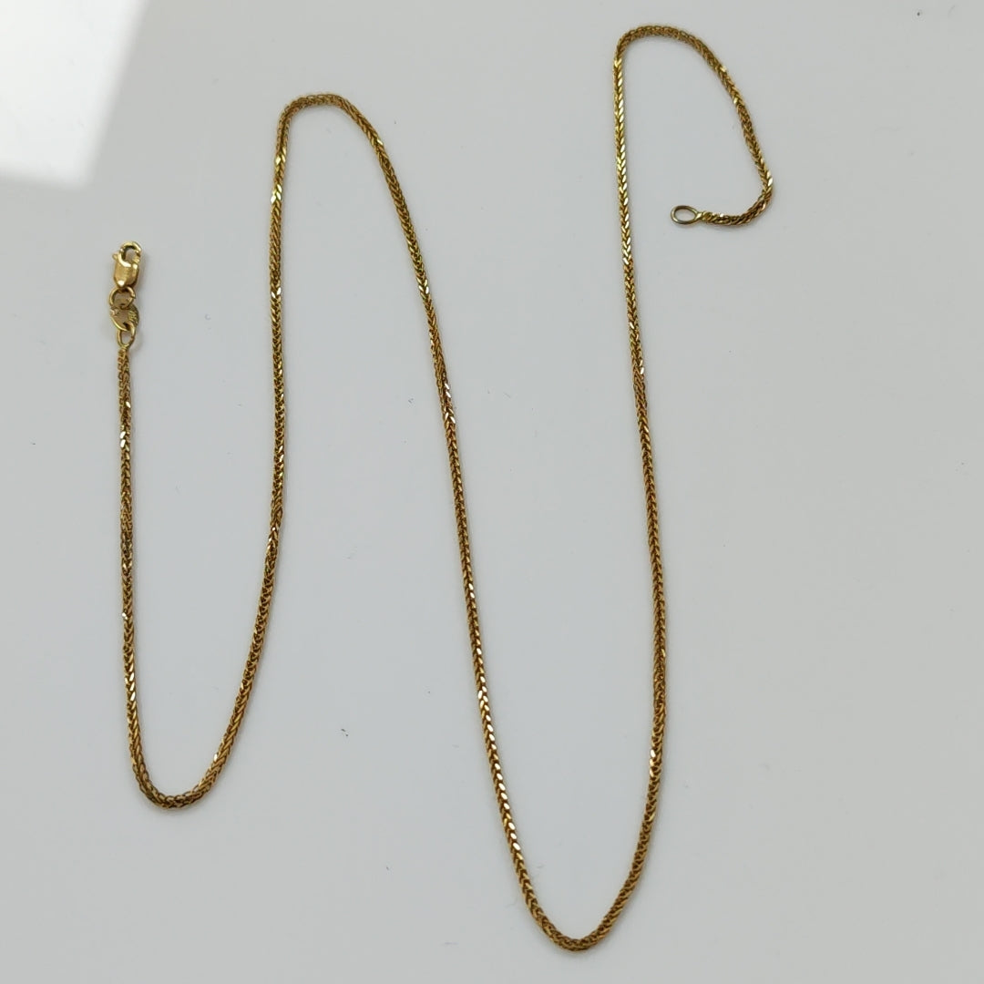 CADENA ORO 14 K 2.4 GRMS (SEMINUEVO)