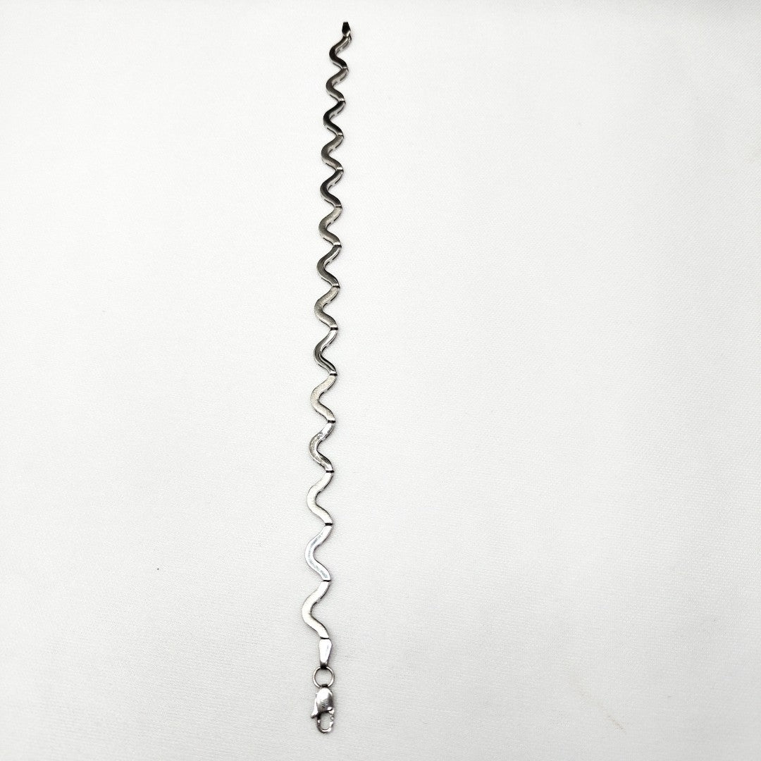 PULSERA ORO, ORO BLANCO 14 K 4.7 GRMS (SEMINUEVO)