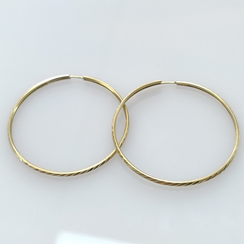 ARETES PAR ORO 14 K 1.7 GRMS (SEMINUEVO)