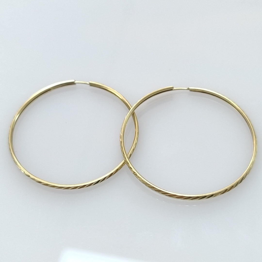 ARETES PAR ORO 14 K 1.7 GRMS (SEMINUEVO)