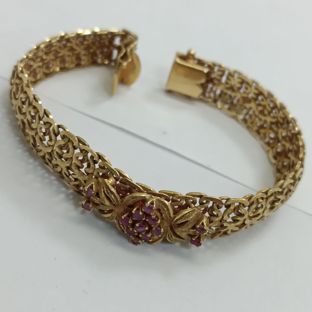 BRAZALETE ORO 18 K 30,60 GRMS (SEMINUEVO)