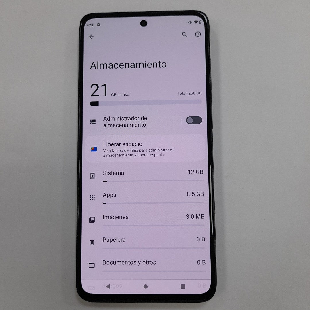 CELULAR MOTOROLA MOTO G52 XT2221-2 256 GB 6 GB RAM (SEMINUEVO)