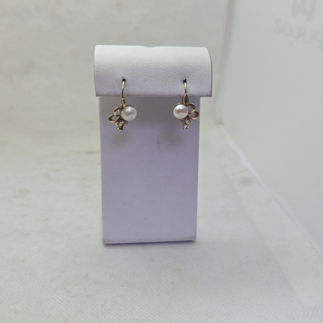 ARETES PAR ORO 10 K 2.4 GRMS (SEMINUEVO)