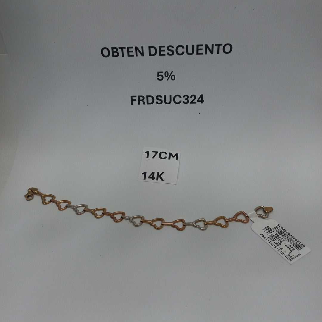 PULSERA ORO 14 K 4.1 GRMS (SEMINUEVO)