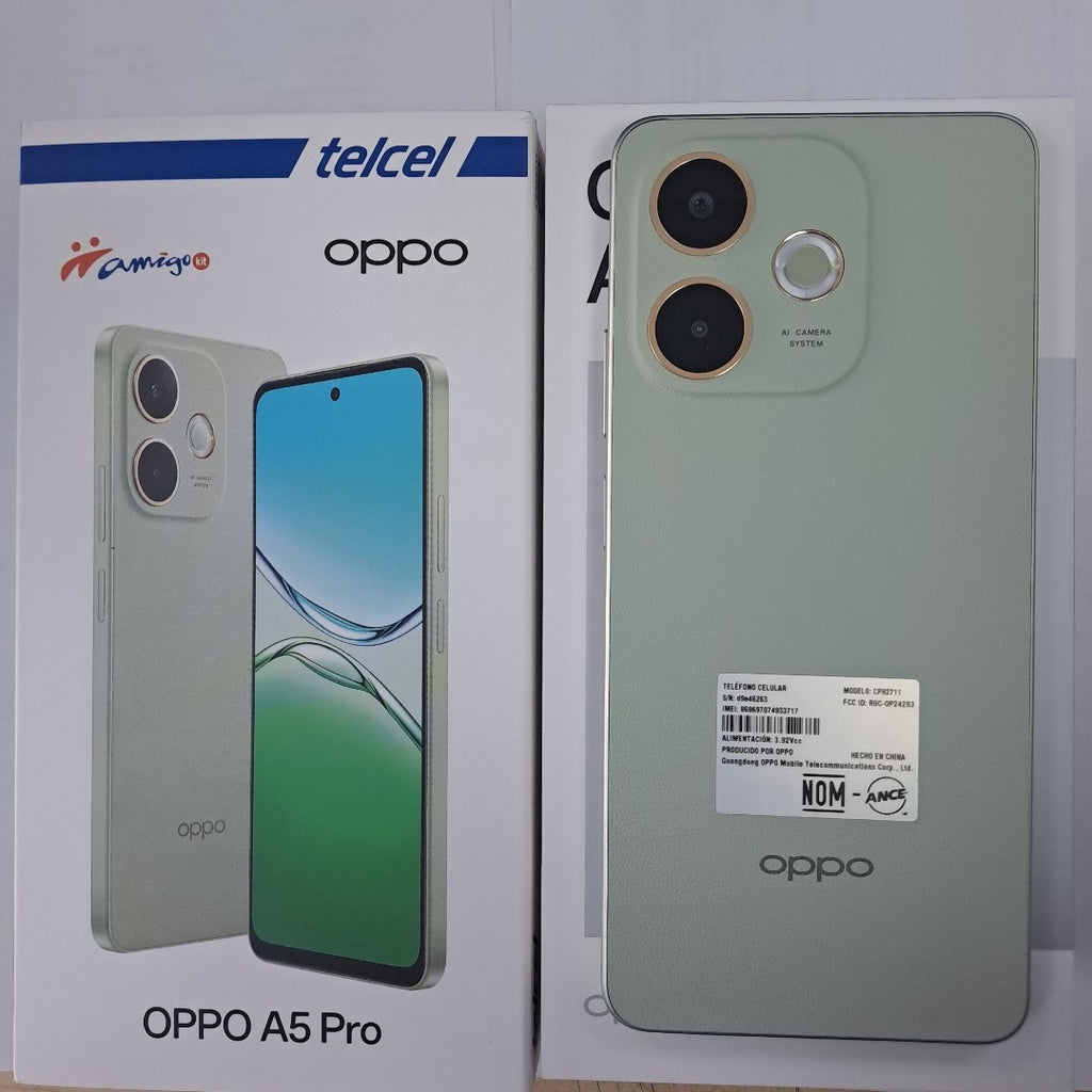 CELULAR OPPO  A5 PRO CPH2711 (2025) 256 GB 8 GB RAM (SEMINUEVO)