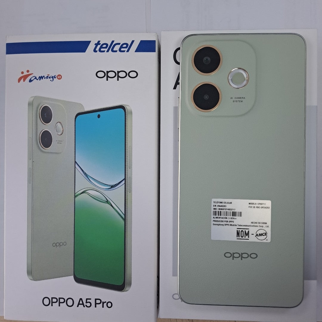 CELULAR OPPO  A5 PRO CPH2711 (2025) 256 GB 8 GB RAM (SEMINUEVO)