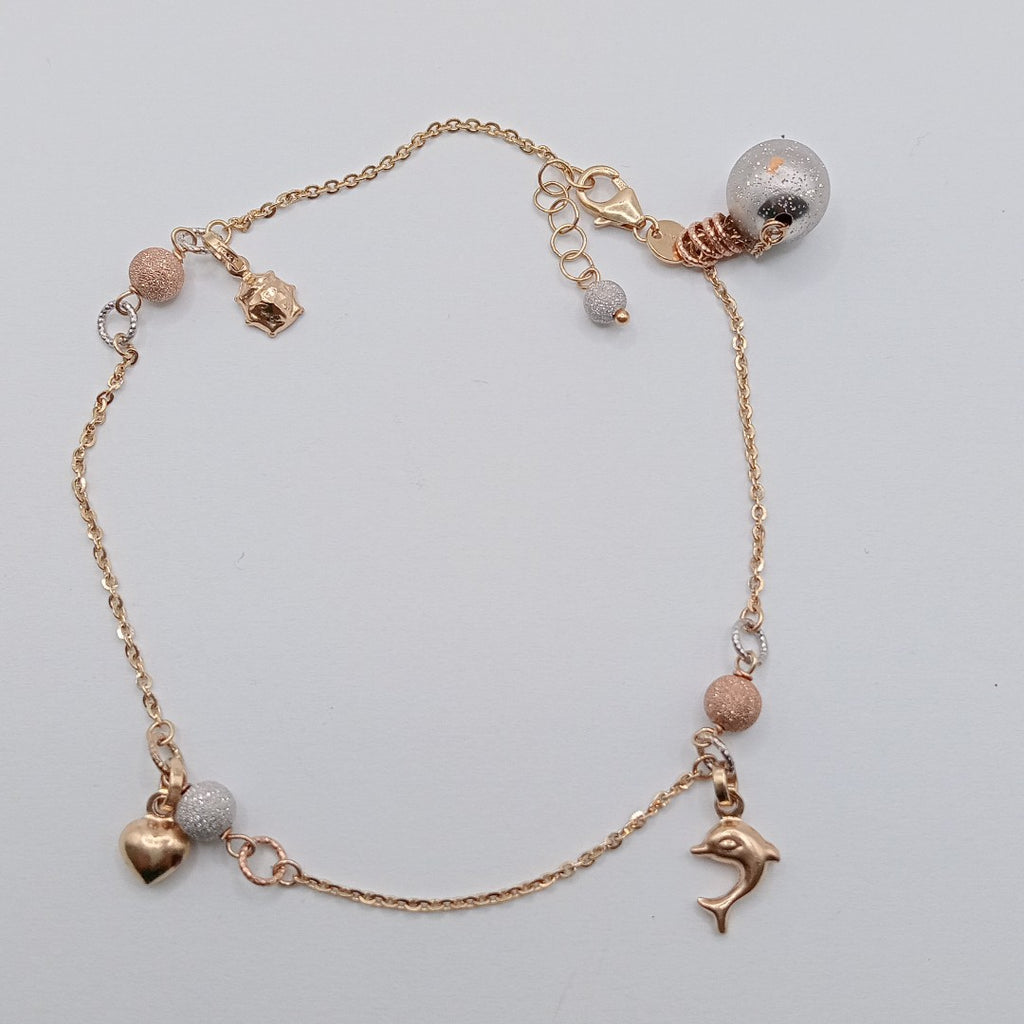 PULSERA ORO COMBINADO 14 K 5,50 GRMS (SEMINUEVO)