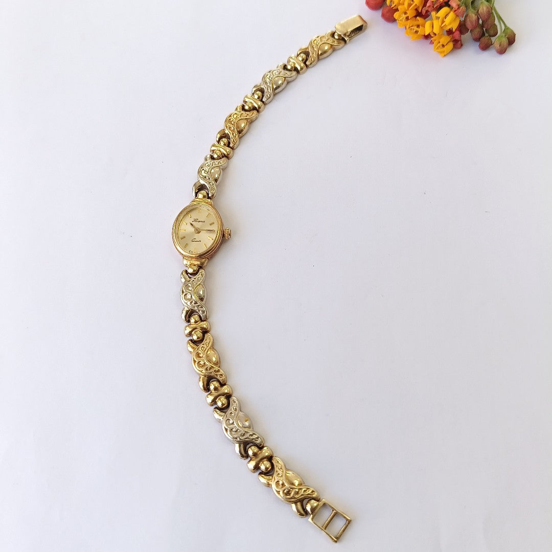 RELOJ CAJA Y PULSO ORO ORO,RODIADO 14 K 20,60 GRMS (SEMINUEVO)