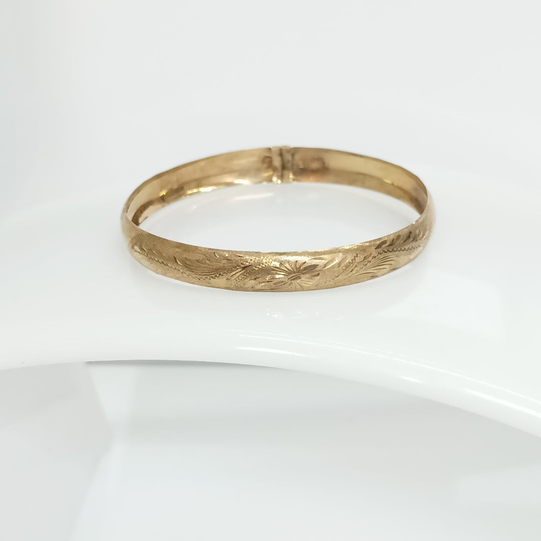 PULSERA RIGIDA ORO 10 K 3,00 GRMS (SEMINUEVO)