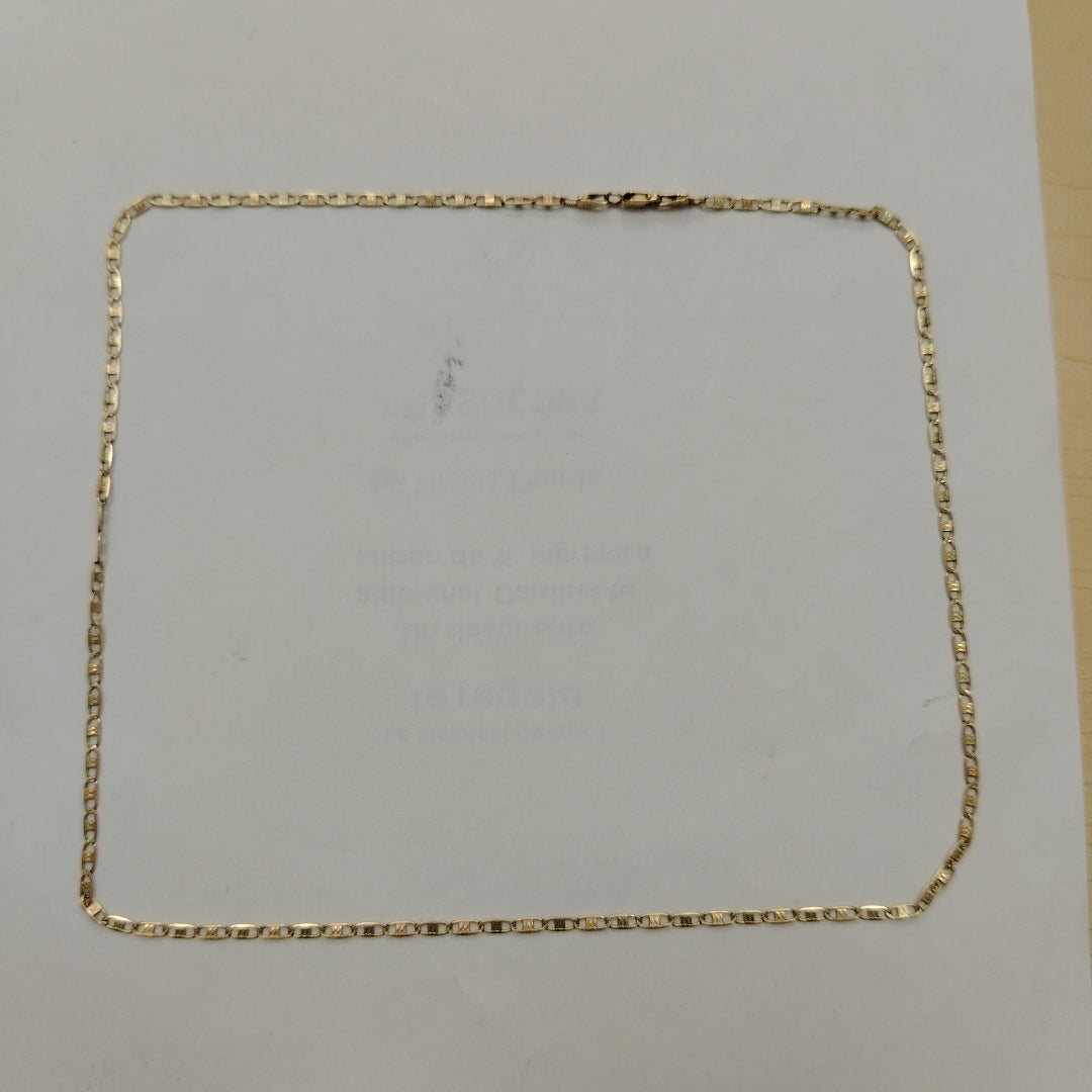 CADENA ORO, ORO COMBINADO 14 K 6.4 GRMS (SEMINUEVO)