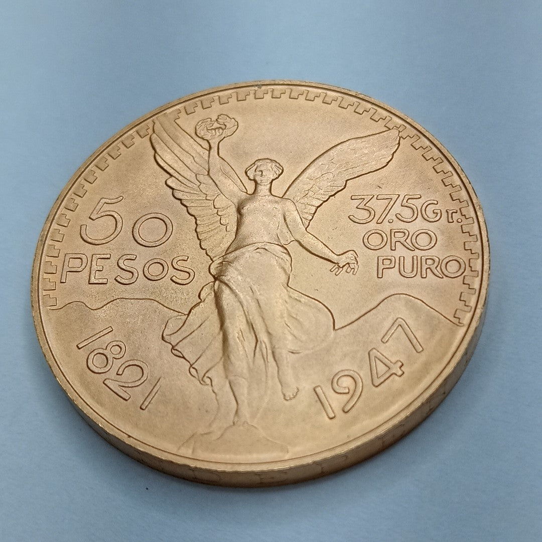 K1 41.6 GRMS 21 K IDENTIFICACIÓN MONEDA NOMINATIVA MONEDAS PESOS 50 PESO (SEMINUEVO)