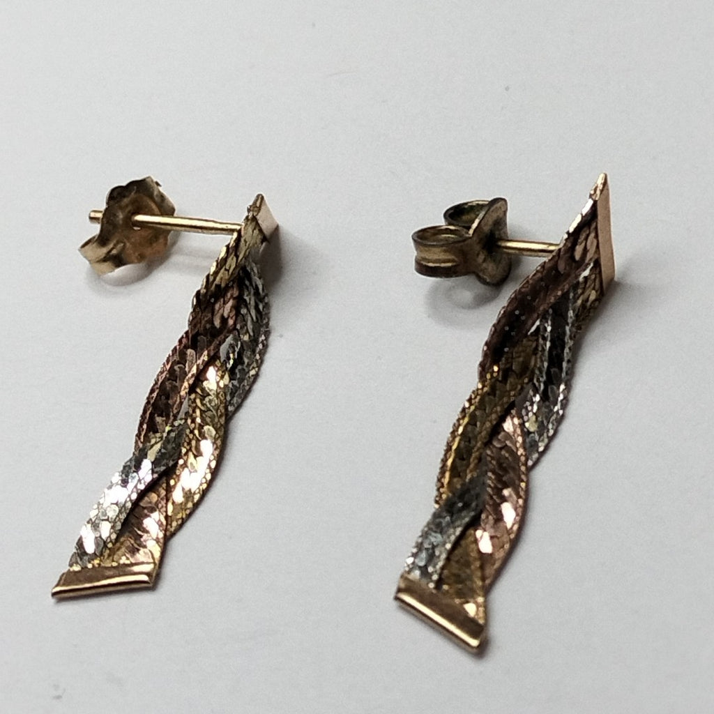 ARETES PAR ORO 14 K 1,40 GRMS (SEMINUEVO)