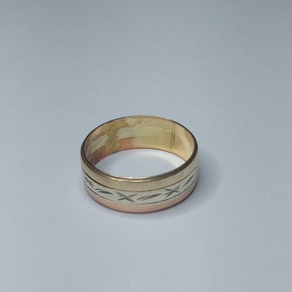 ARGOLLA ORO COMBINADO 10 K 1.8 GRMS (SEMINUEVO)