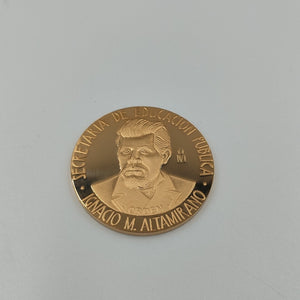 MEDALLA CONMEMORATIVA ORO 21 K 41,90 GRMS (SEMINUEVO)