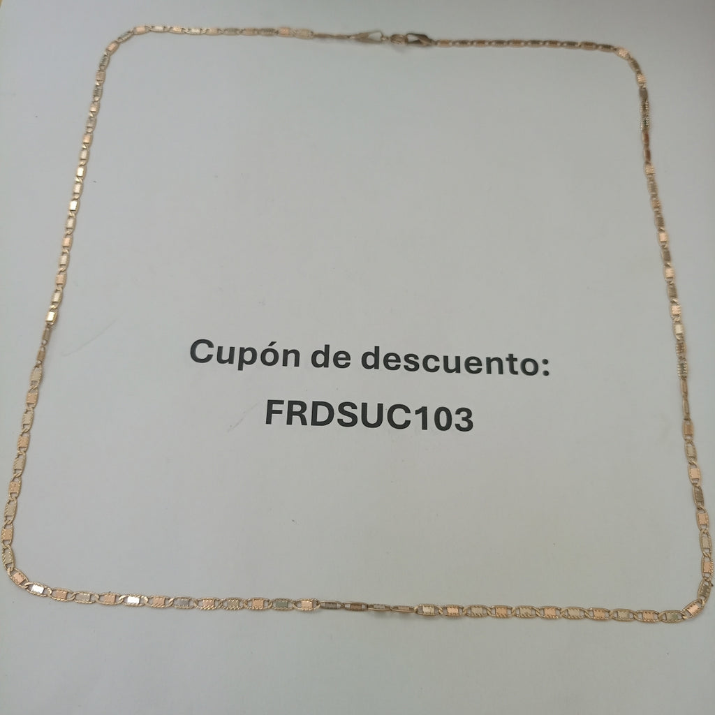 CADENA ORO 10 K 4.9 GRMS (SEMINUEVO)