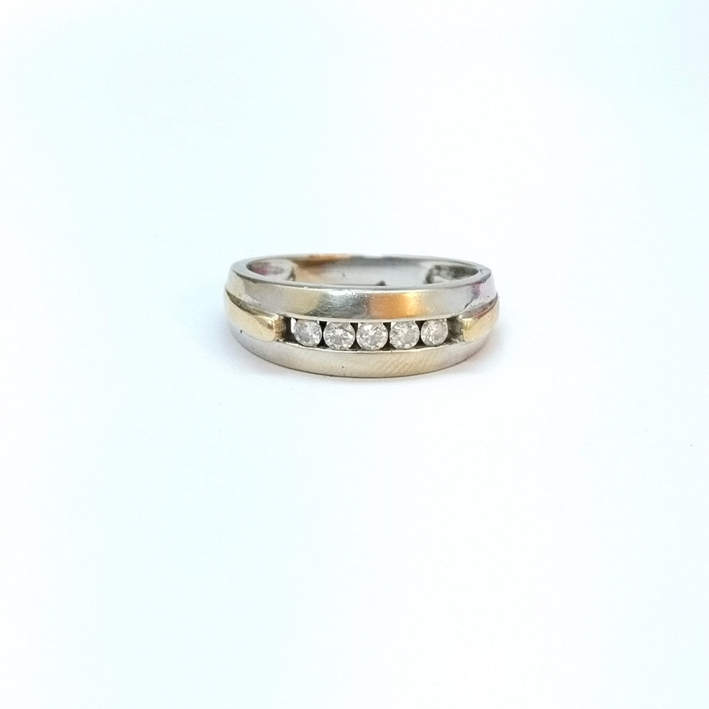 ANILLITO ORO BLANCO 10 K 5,40 GRMS (SEMINUEVO)
