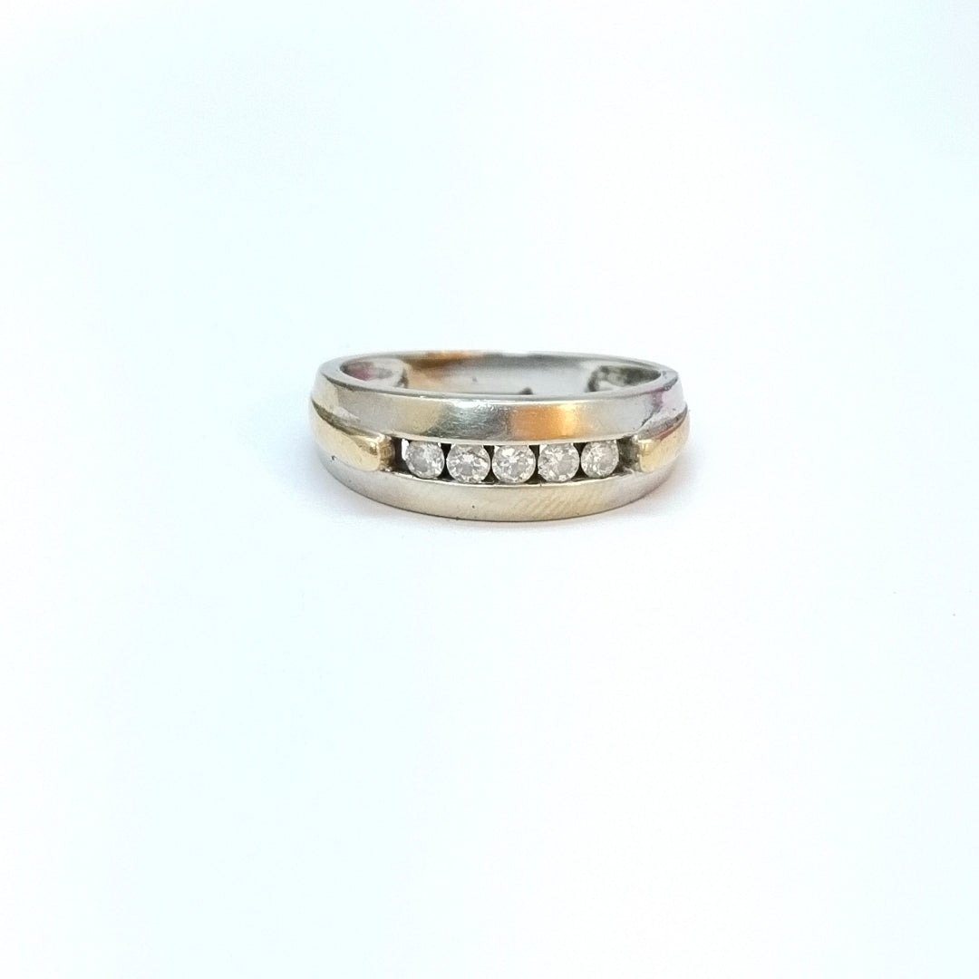 ANILLITO ORO BLANCO 10 K 5,40 GRMS (SEMINUEVO)