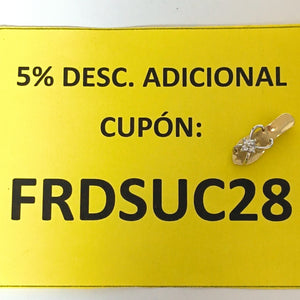 DIJE ORO COMBINADO 14 K 1.6 GRMS (SEMINUEVO)