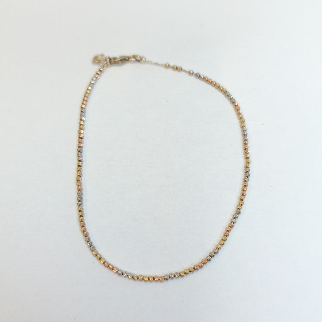 PULSERA ORO COMBINADO 10 K 1.6 GRMS (SEMINUEVO)