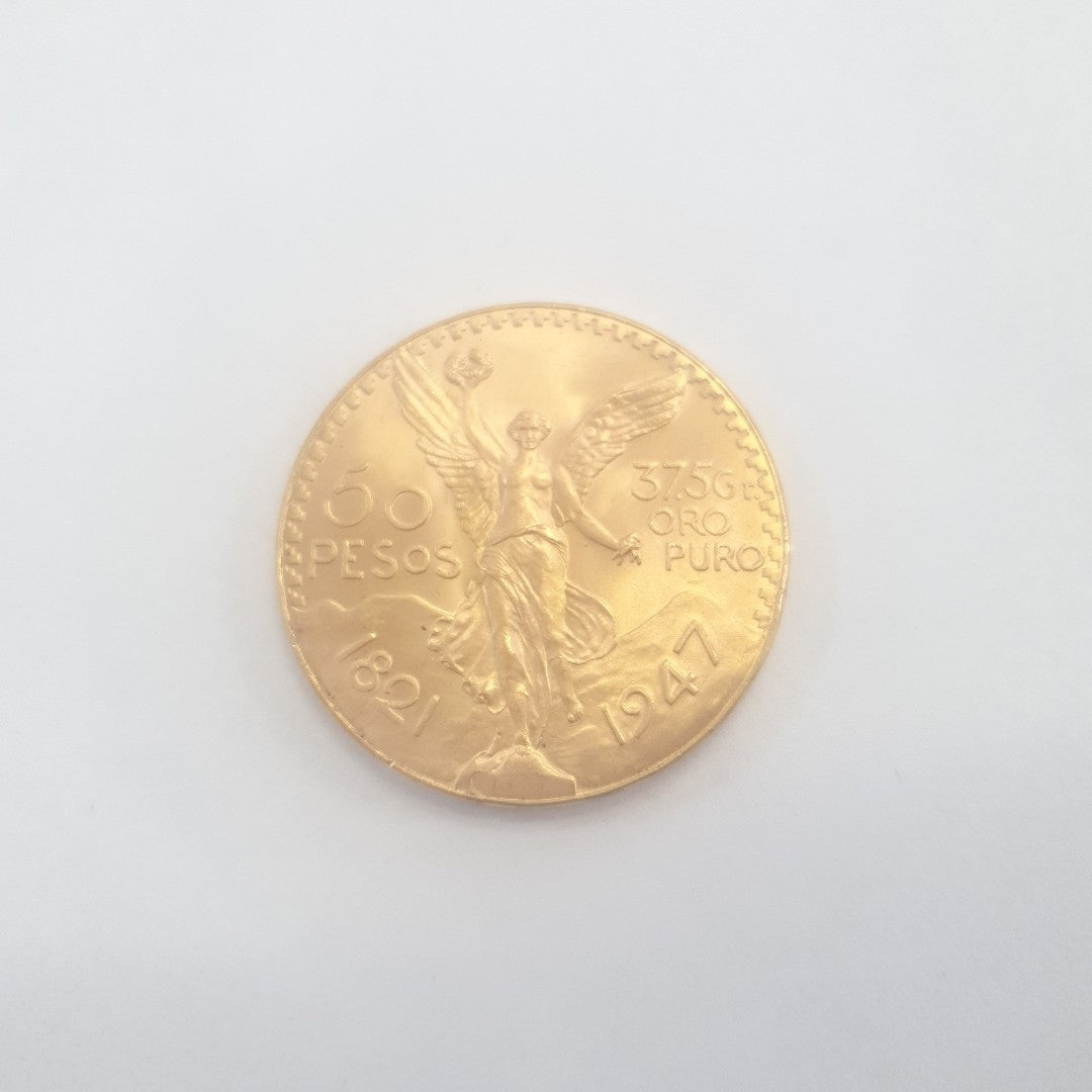 K1 41.6 GRMS 21 K IDENTIFICACIÓN MONEDA NOMINATIVA MONEDAS PESOS 50 PES (SEMINUEVO)