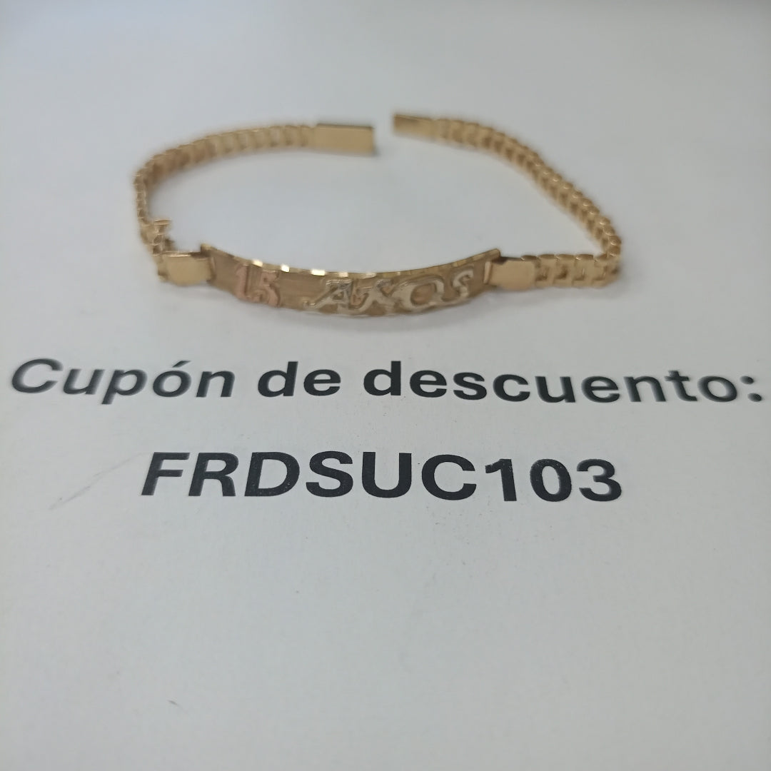ESCLAVA ORO 10 K 6.4 GRMS (SEMINUEVO)