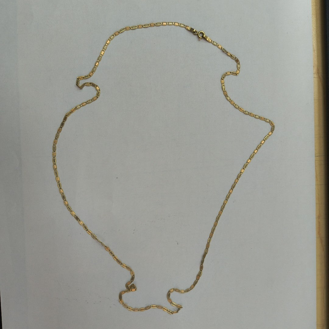 CADENA ORO 14 K 3.8 GRMS (SEMINUEVO)