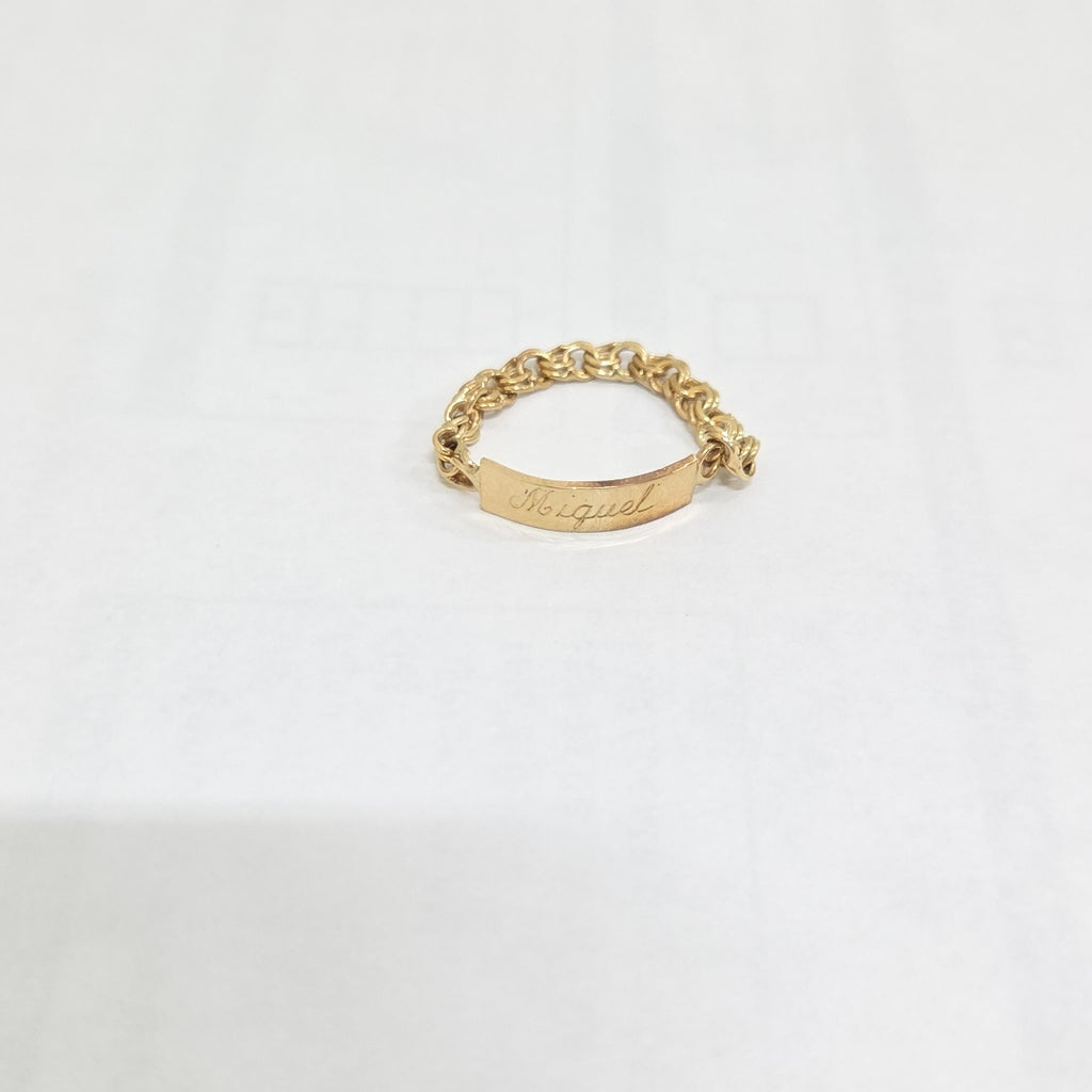 ANILLO ORO 10 K 1.2 GRMS (SEMINUEVO)